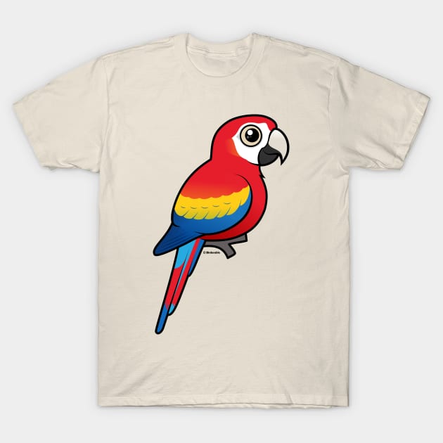 Birdorable Scarlet Macaw T-Shirt by birdorable